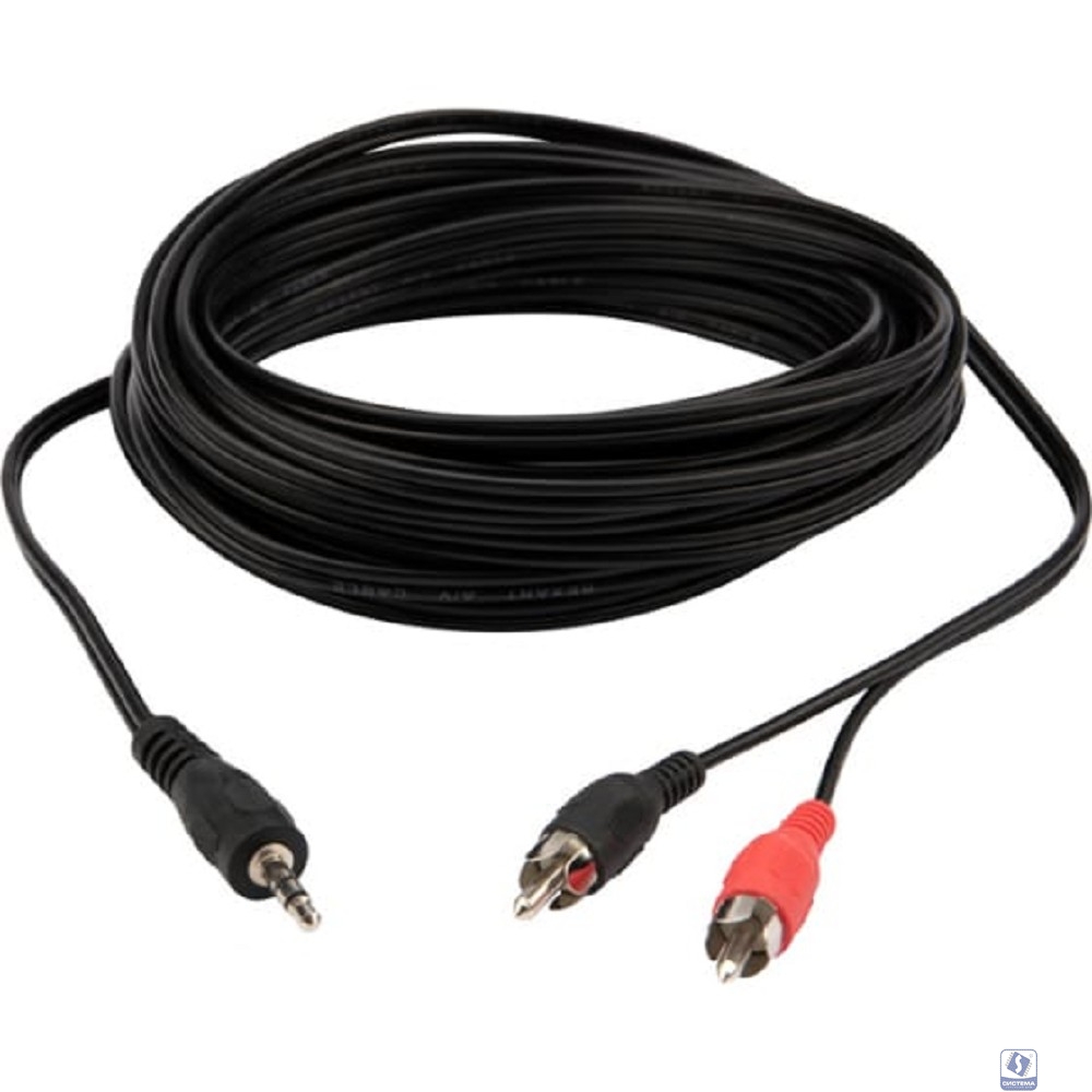 Rexant (17-4205) Шнур Стерео 3,5мм - 2 RCA, 5м