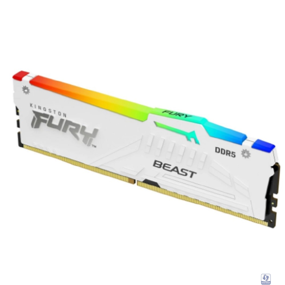 Kingston DDR5 DIMM 32GB 6000MHz KF560C36BWEA-32 Fury Beast White Expo RGB  PC5-48000 CL36