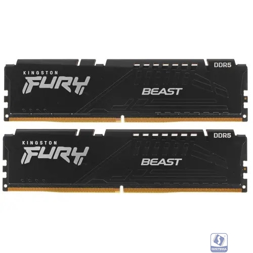 Kingston DDR5 DIMM 64GB Kit (2x32Gb) 5200 MT/s CL40 KF552C40BBK2-64