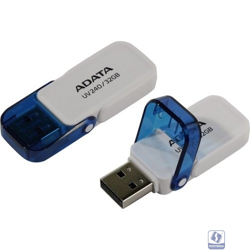 A-DATA Flash Drive 32Gb UV240, USB 2.0  Белый AUV240-32G-RWH