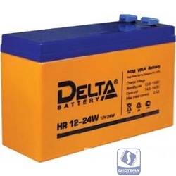 Delta HR 12-24 W (6 А\ч, 12В) свинцово- кислотный  аккумулятор  