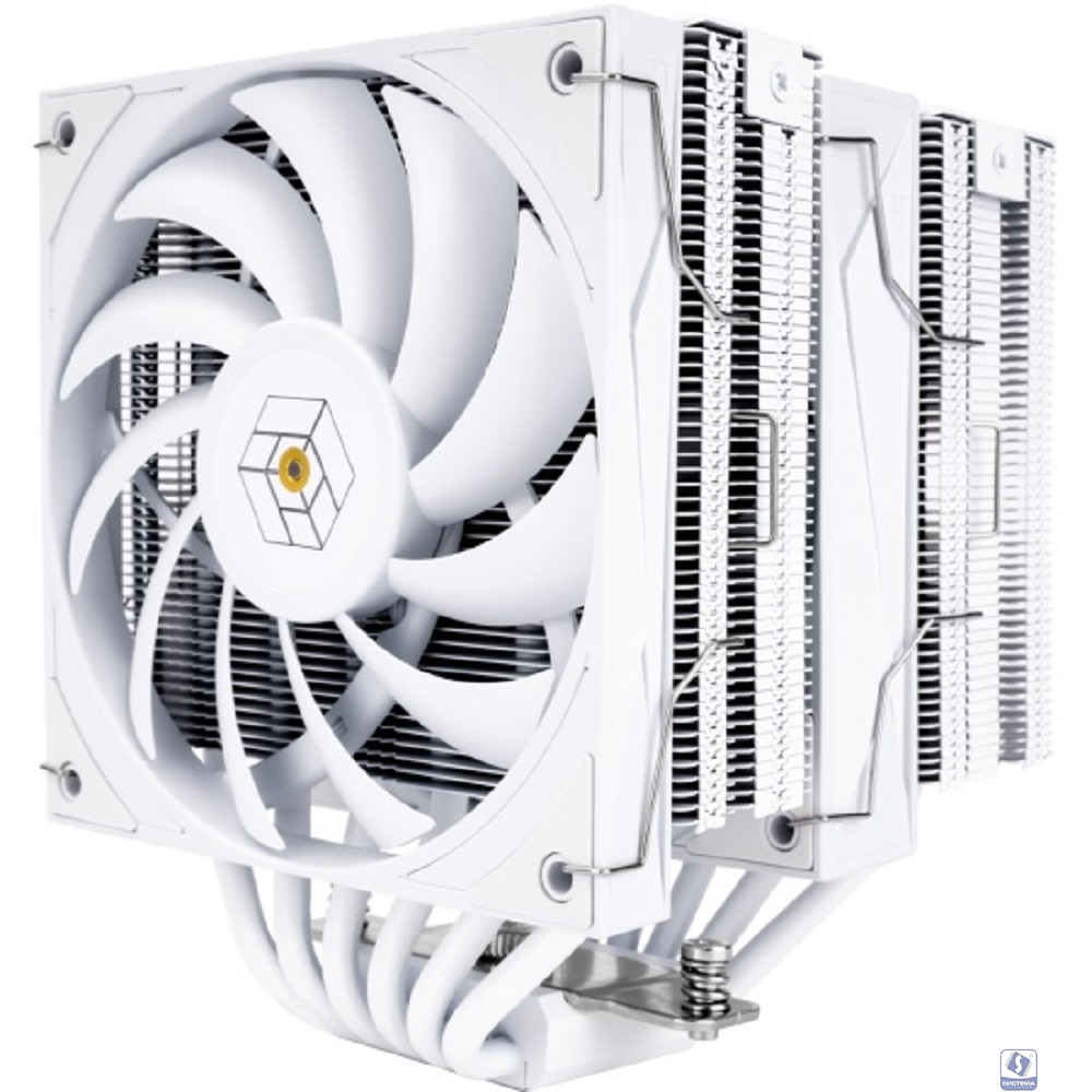 Thermalright Кулер Royal Knight 120 White LGA115X/1200/1700/1851/2011/2066 (2x120mm PWM Fan, медное основание, 6 тепл. трубок 6мм) / TRRK120W
