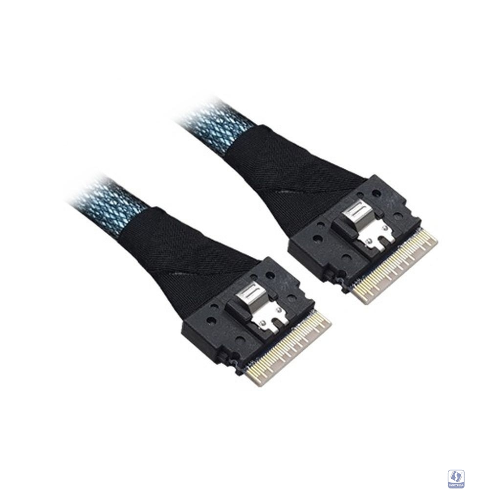 Кабель ACD-60007-MD-80CM Slimline SASx8 (SFF8654) -to- Slimline SASx8 (SFF8654), 80CM