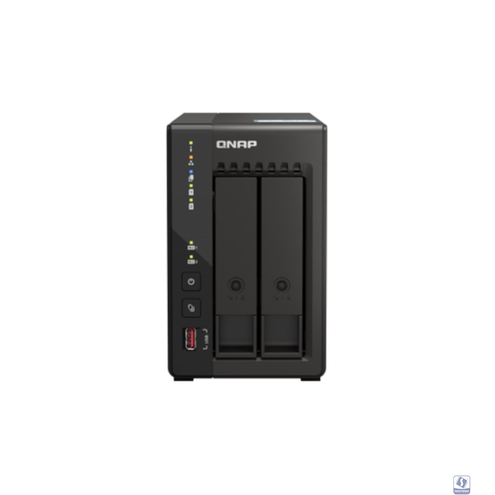 Сетевое хранилище NAS Qnap Original TS-253E-8G 2-bay настольный Celeron J6412