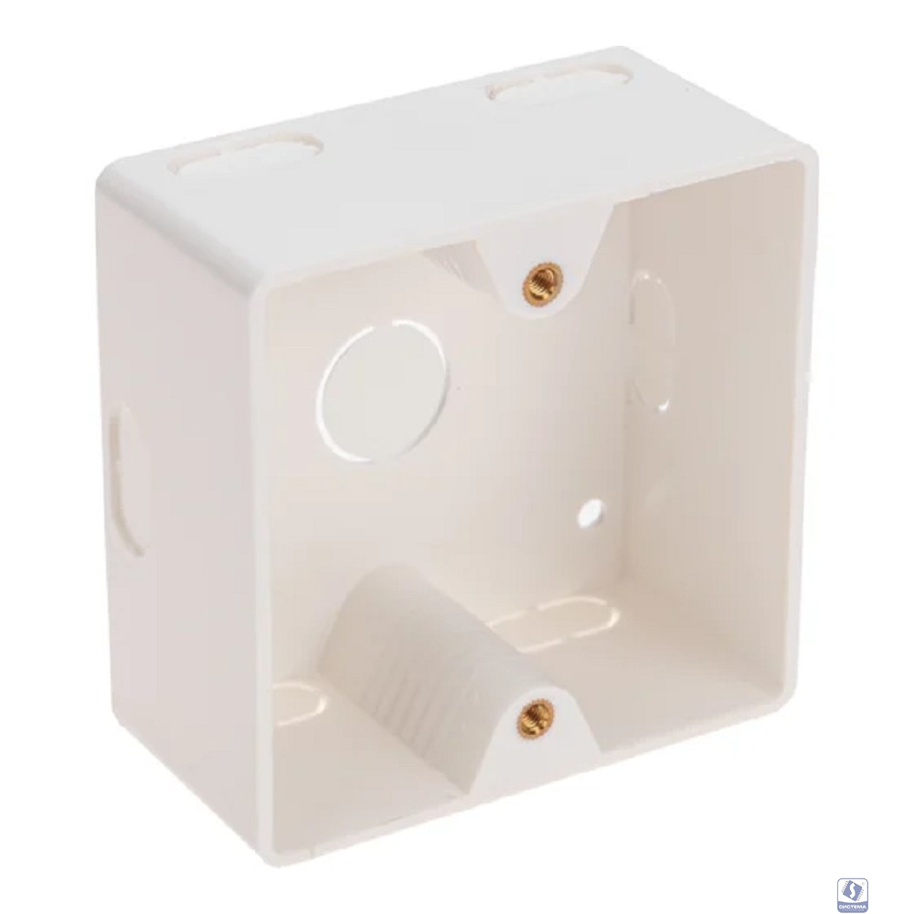 Rexant (03-0126) Короб накладной для лицевых панелей 80х80 под 2 модуля 45х22,5 Mosaic