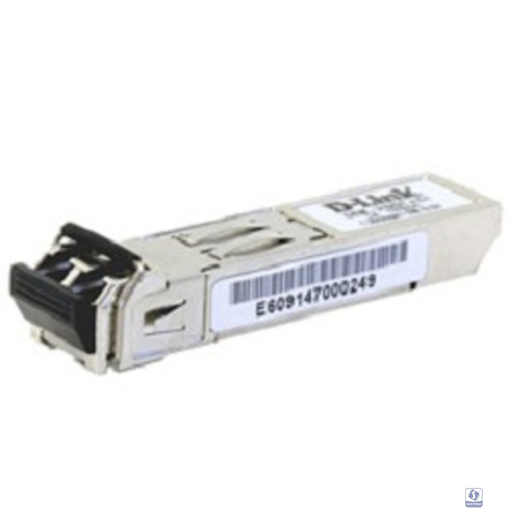 D-Link 310GT/A1A SFP-трансивер с 1 портом 1000Base-LX для одномодового оптического кабеля (до 10 км, разъем Duplex LC)