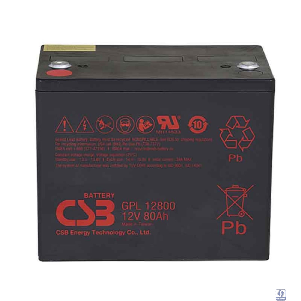 CSB Батарея GPL12800 (12V 80Ah)