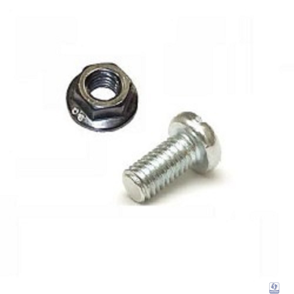 ЦМО Комплект монтажный № 1 (винт, шайба, гайка),  упаковка 50 шт. (КМ-1-50) (50 шт)   