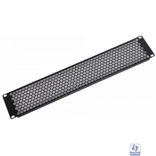 ЦМО Фальшпанель в шкаф 19" 3U перфорированная, цвет черный(ФП-3.4-9005)