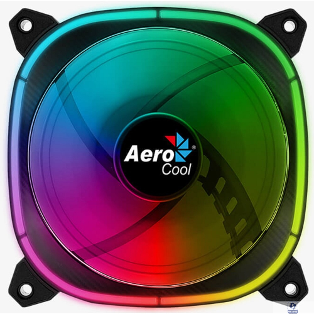 Вентилятор для корпуса AeroCool Astro 12 ARGB, 120мм, 1000rpm, 17.5 дБ, 6-pin, 1шт, (Astro 12 ARGB)