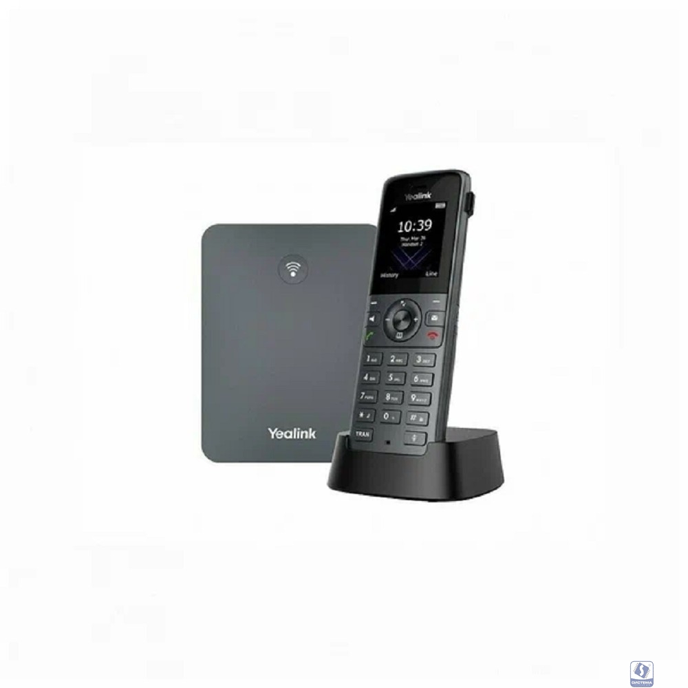 YEALINK W73P DECT-трубка (база W70B + трубка W73H) до 10 SIP - аккаунтов, до 10 трубок на базу, до 20 одноврем. Вызовов 