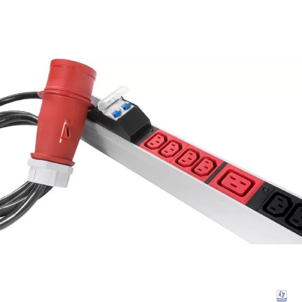 REM Верт блок розеток Rem-2MC,LINUX,мониторинг,измерение,3~32A,авт,24C13,6C19,1820мм,вх IEC309,шнур 3м (R-2MC3-3x32-24C13-6C19-A-MI-1820-3-3PN)