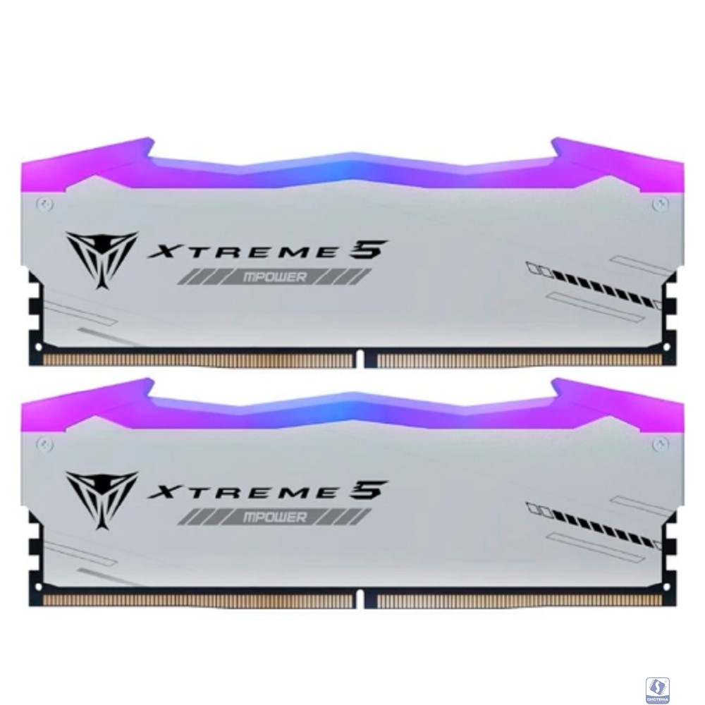 Patriot DDR5 DIMM 2x16GB 6000MHz PVXR532G60C30KM Viper Xtreme 5 RGB RTL Gaming PC5-48000 CL30 288-pin 1.35В с радиатором Ret