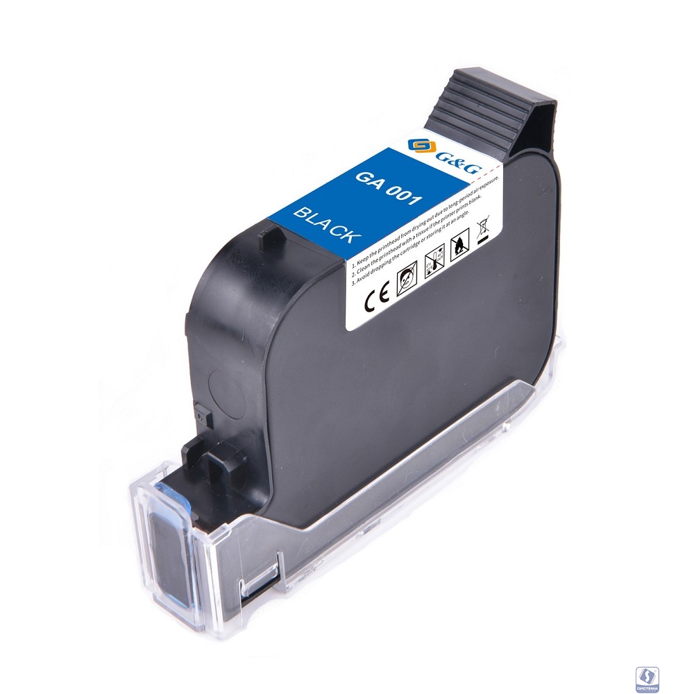 Картридж струйный G&G GA-001BK черный (42мл) для G&G GG-HH1001