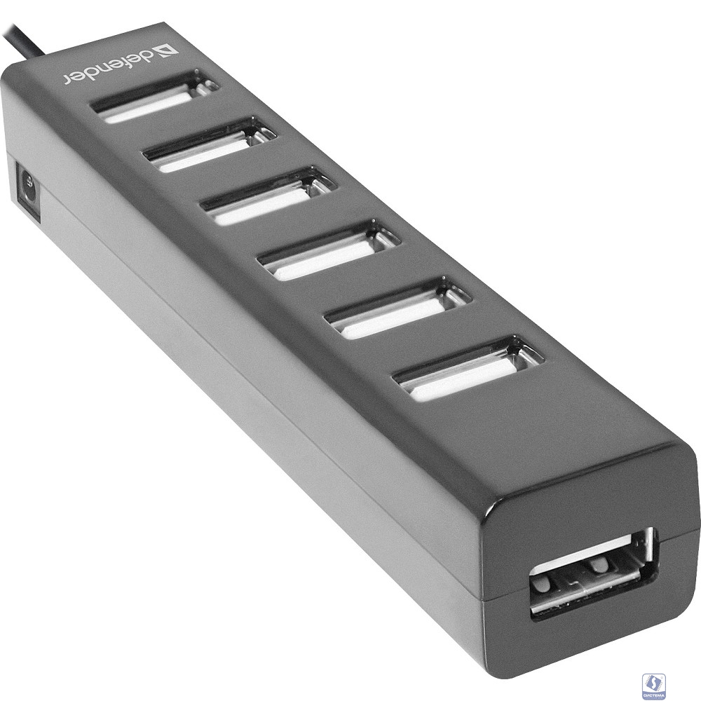 DEFENDER Универсальный USB разветвитель Quadro Swift USB2.0, 7 портов (83203) DEFENDER Универсальный USB разветвитель Quadro Swift USB2.0, 7 портов (83203)