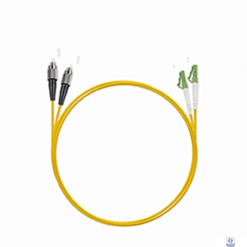 Cabeus FOP(d)-9-LC/APC-FC/UPC-3m Шнур оптический duplex LC/APC-FC/UPC 9/125 sm 3м LSZH