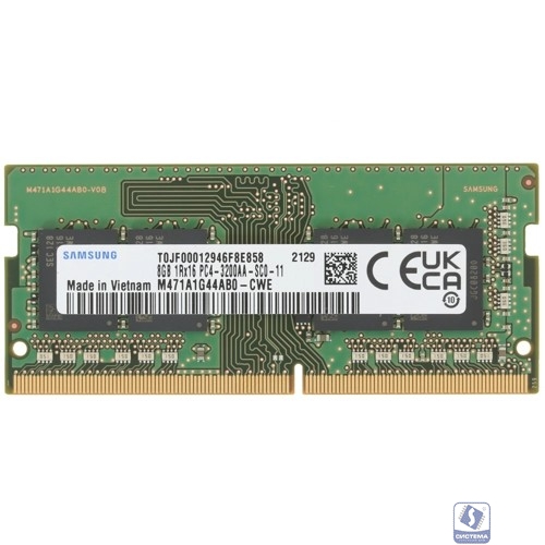 Samsung DDR4 8Gb 3200MHz M471A1G44AB0-CWE OEM PC4-25600 CL19 SO-DIMM 