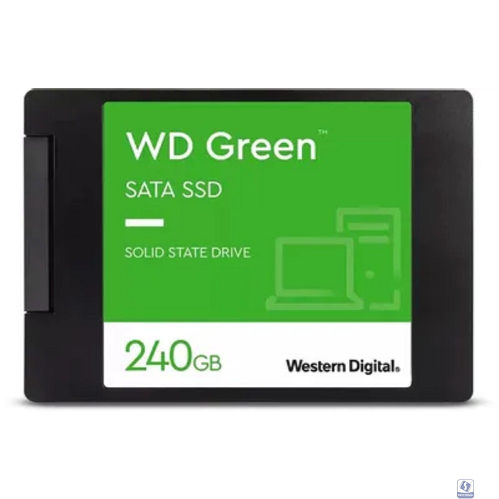 WD SSD GREEN 240Gb SATA3 2,5”/7мм WDS240G3G0A (