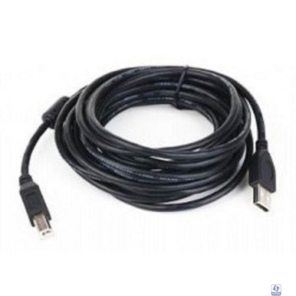 Cablexpert CCF-USB2-AMBM-10 USB 2.0 кабель PRO  для соед. 3.0м AM/BM  позол.конт., фер.кол., пакет 