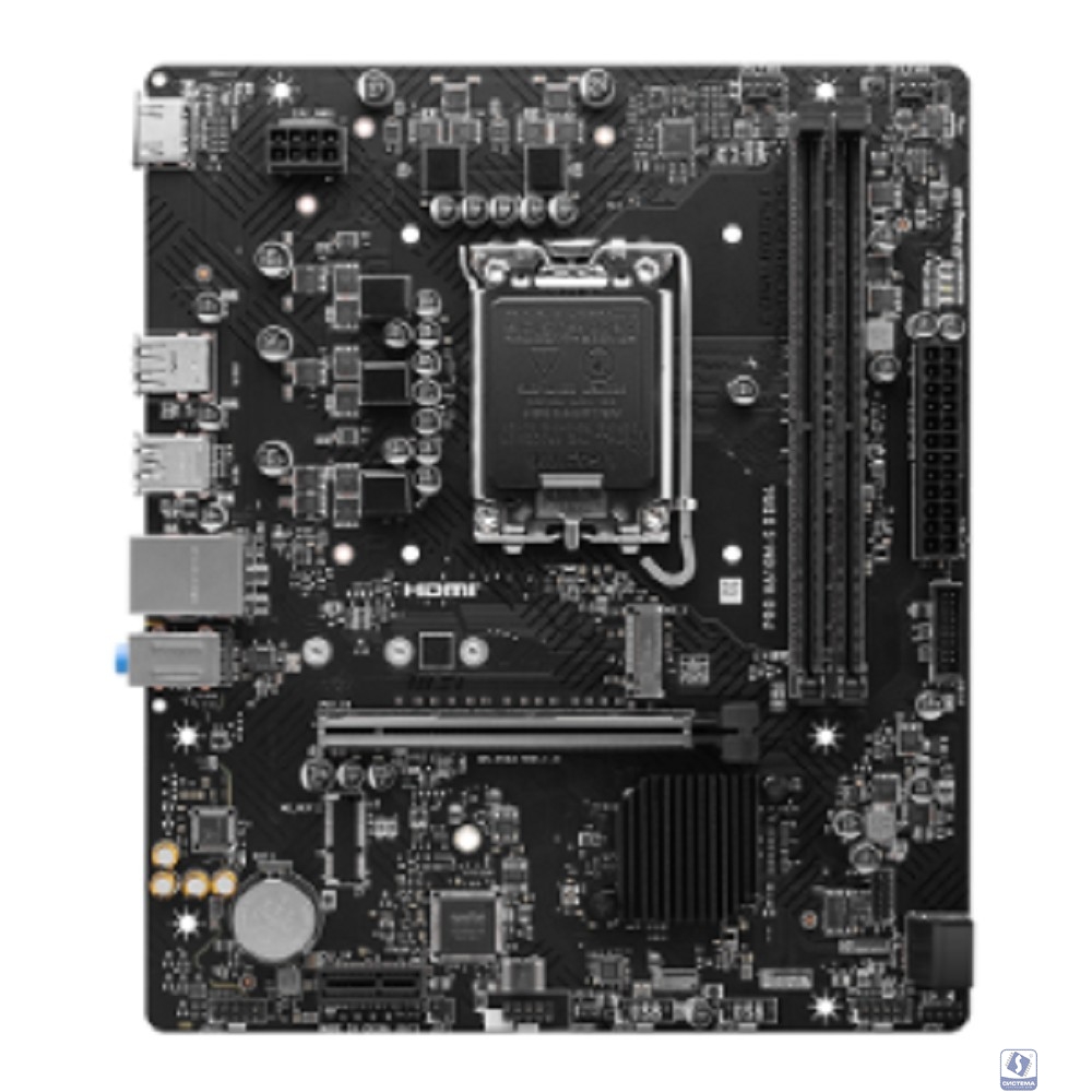 MSI PRO H610M-S DDR4 H610, LGA1700, 2*DDR4, 1*PCIEx16, 1*PCIEx1, 1*M.2, 2*USB3.2Gen1, 4*USB2.0, 2*SATA3.0, 1G, HDMI, M-ATX, RTL