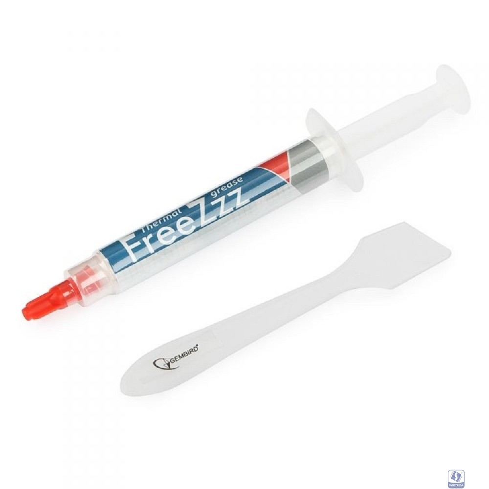 Термо паста Gembird FreeZzz GF-01-3 для радиаторов, 3гр, шприц