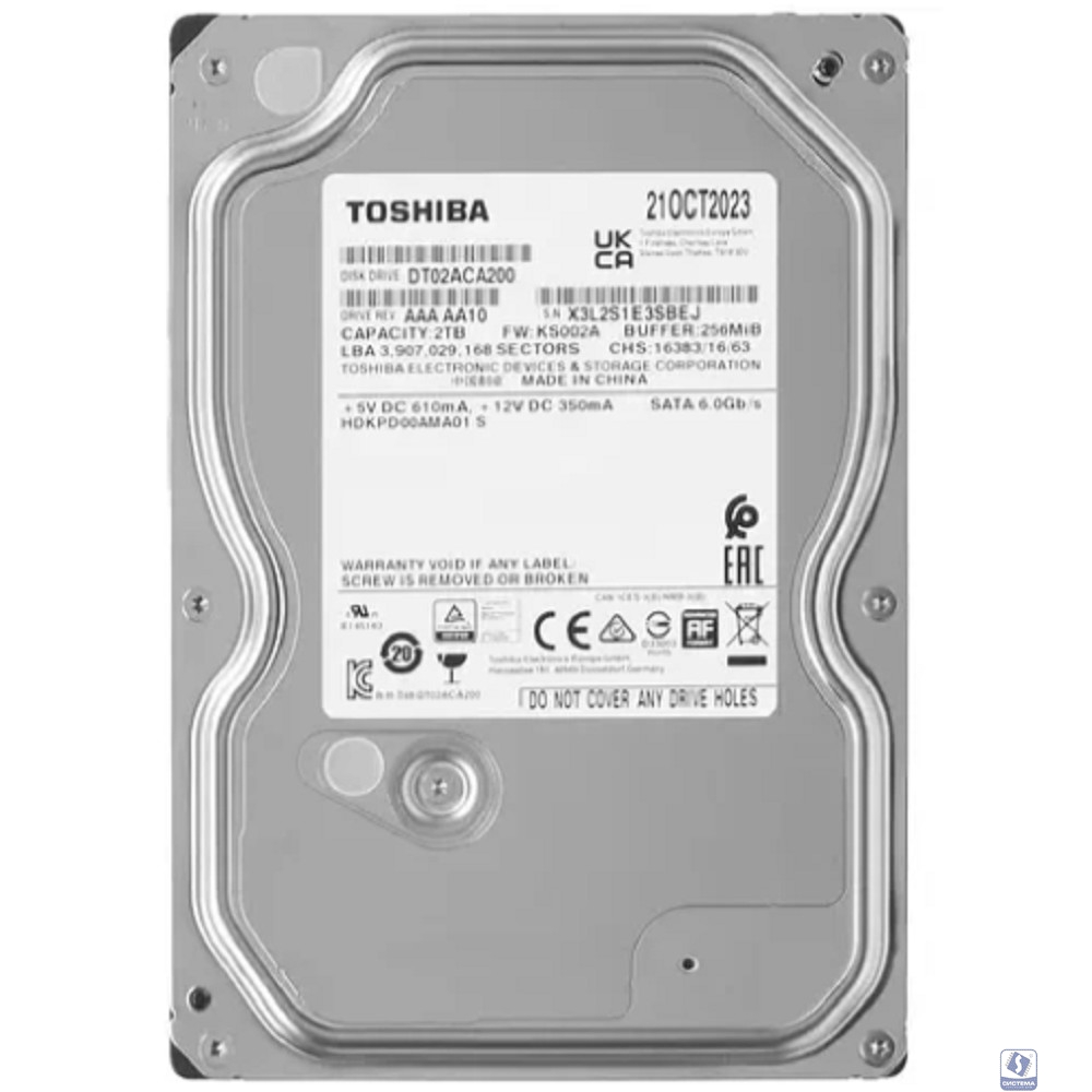 2TB Toshiba (DT02ACA200)  