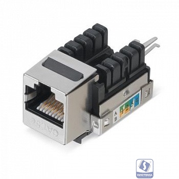 WRline Вставка Keystone Jack RJ-45, 90 градусов, категория 5e, экранированная, заделка тип 110