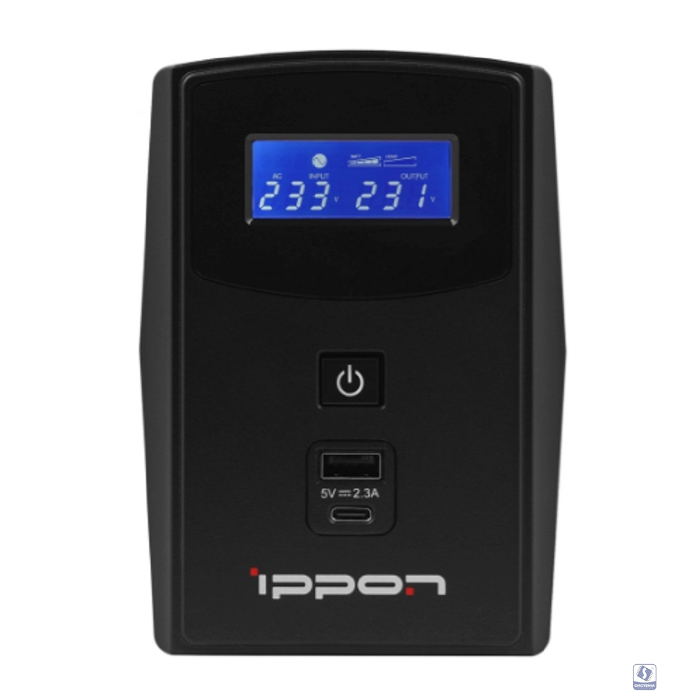 Ippon Back Power Pro II 600 black 