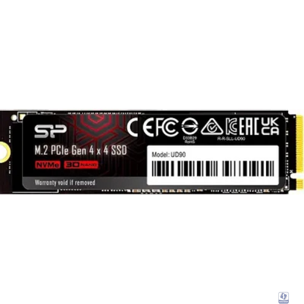 Silicon Power SSD PCI-E 4.0 x4 500Gb SP500GBP44UD9005 M-Series UD90 M.2 2280