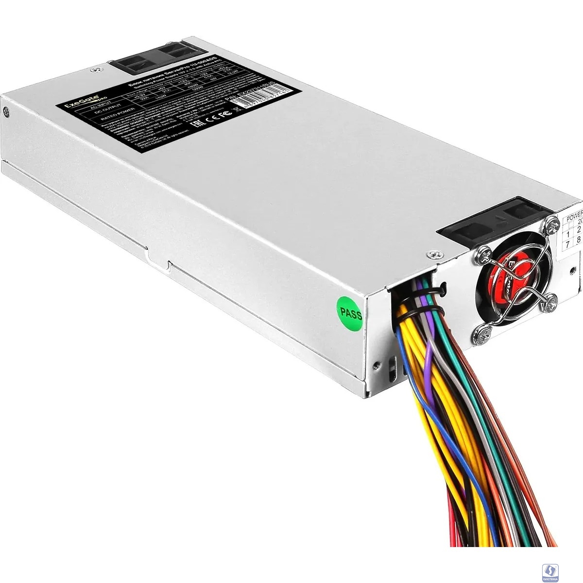 Exegate EX237311RUS Серверный БП 500W Exegate <ServerPRO-1U-500ADS> APFC,унив. для 1U, 4cm fan, 20+4pin/2x(4+4)pin , 5xSATA, 4xIDE