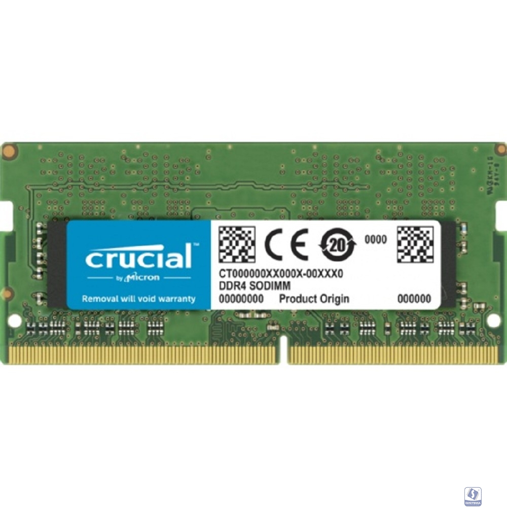Crucial DDR4 SODIMM 8GB CT8G4SFRA32A PC4-25600, 3200MHz 