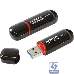 A-DATA Flash Drive 128Gb UV150 AUV150-128G-RBK 