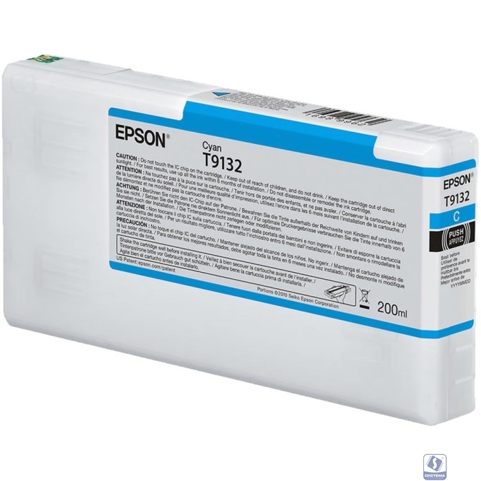 Epson C13T913200 картридж  для Epson SC-P5000/SC-P5000V, Cyan, 200 мл. (LFP)