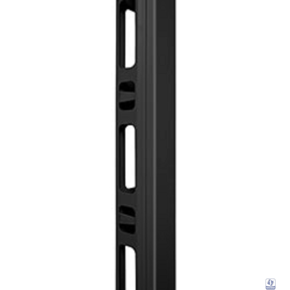 Cabeus SH-05C42-BK Вертикальный кабельный органайзер в шкаф 42U, металлический, цвет черный (RAL 9004)
