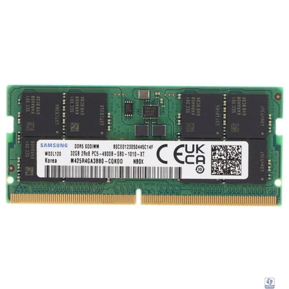 Samsung DDR5 SODIMM 32GB 4800MHz M425R4GA3BB0-CQK OEM PC5-38400 CL40  262-pin 1.1В dual rank OEM