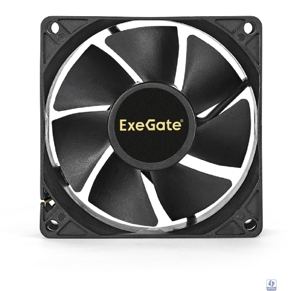 Exegate EX253948RUS Вентилятор ExeGate Mirage-H 80x80x25 гидродинамический подшипник, 2000 RPM, 22dB, 3pin