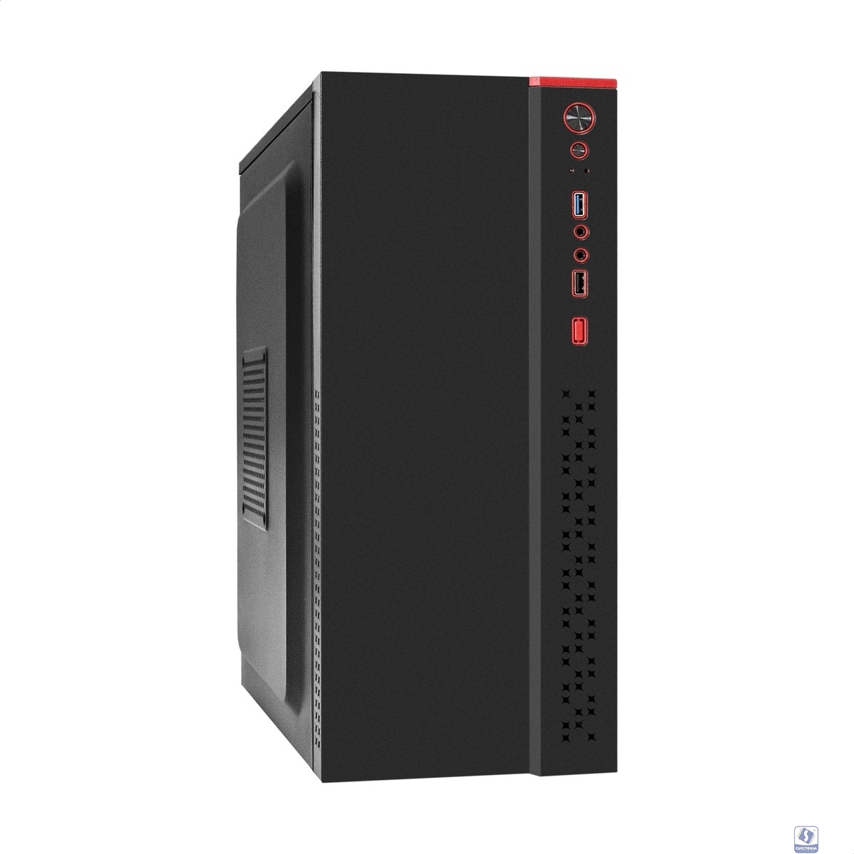 Exegate EX298140RUS Корпус Miditower ExeGate AA-443U-AA350 (ATX, AA350 8 см, 2*USB+1*USB3.0+HD Audio, черный)