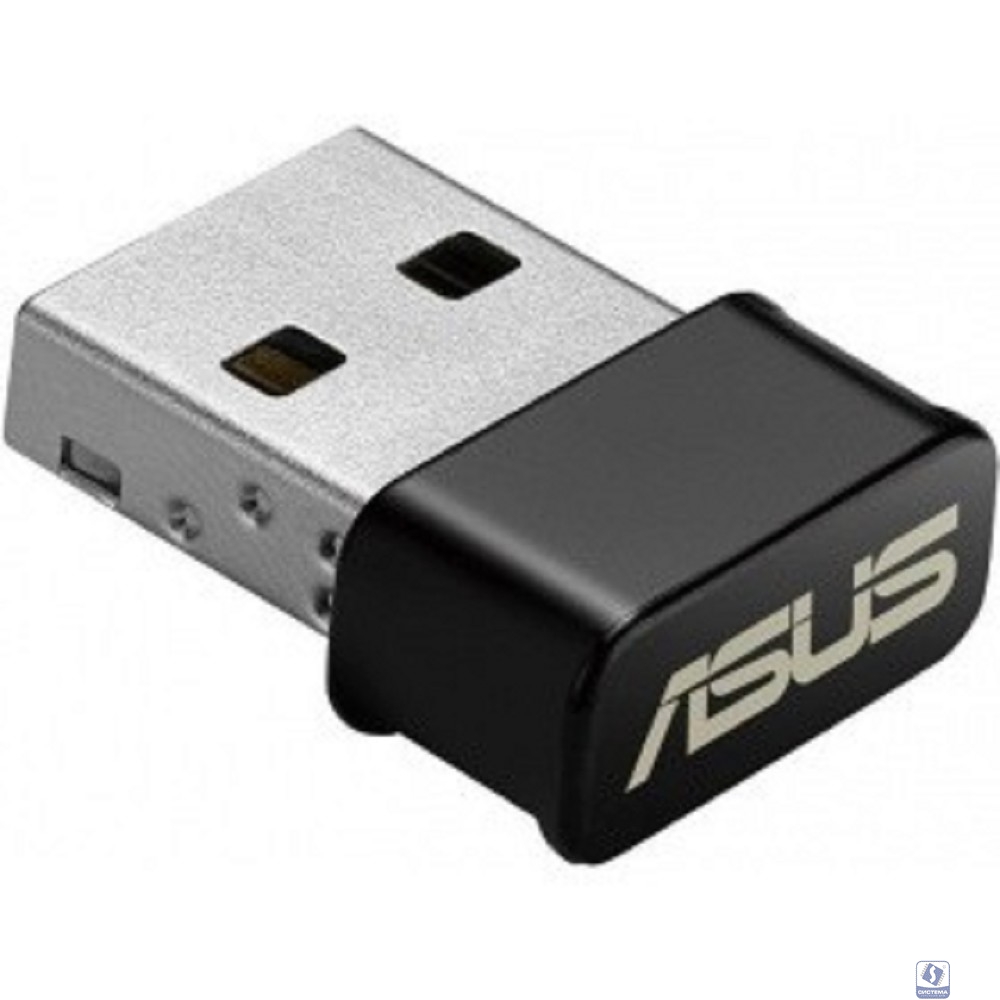 ASUS USB-AC53 NANO Беспроводной двухдиапазонный USB 2.0 адаптер  AC1200, Wi-Fi 5 (ac)