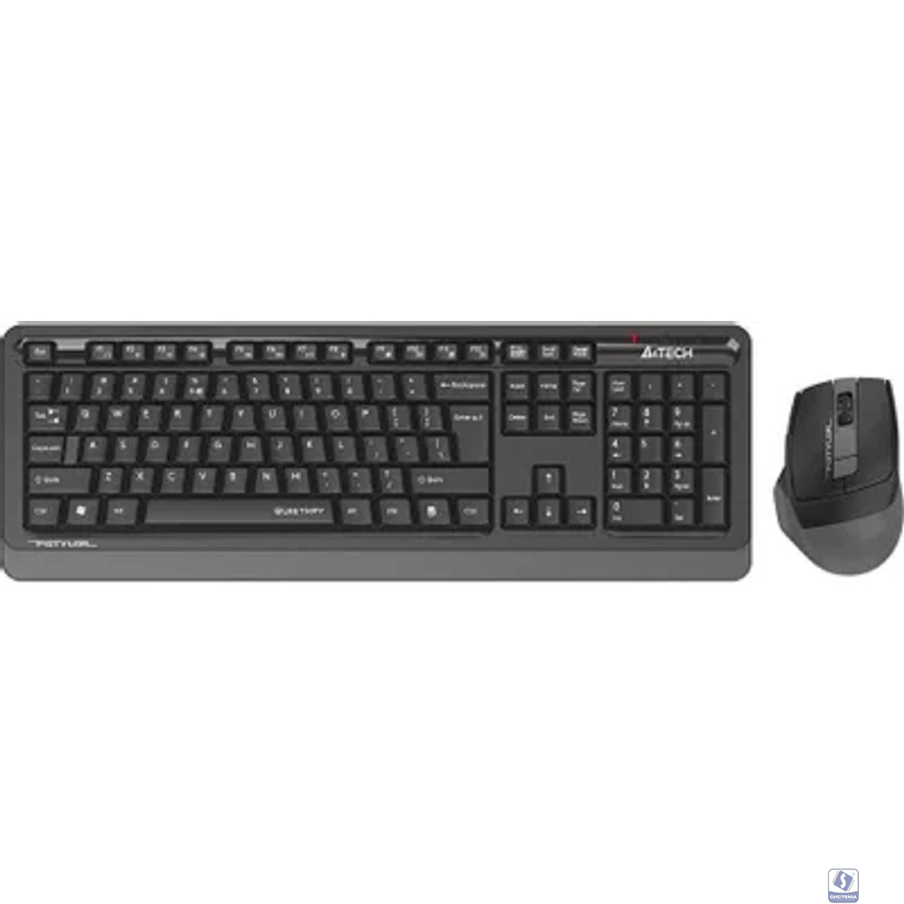 Комплект кл-ра+мышь беспров A4Tech Fstyler FGS1035Q клав:черный/серый мышь:черный/серый USB беспроводная Multimedia (FGS1035Q GREY)