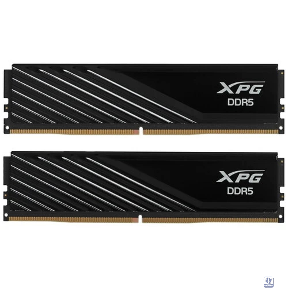 A-Data DDR5  DIMM 16GB 2x8GB 5600MHz AX5U5600C468G-DTLABBK XPG Lancer Blade RTL PC5-44800 CL46ECC 288-pin 1.1В kit dual rank Ret