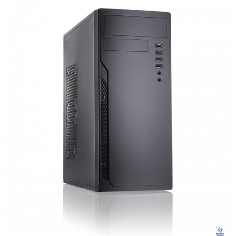 Foxline FL-301 ATX, w/o  PSU 1x5.25EXT, 1x3.5EXT, 4x3.5INT, 4xUSB2.0, HDA, w/o FAN, no pwr cord