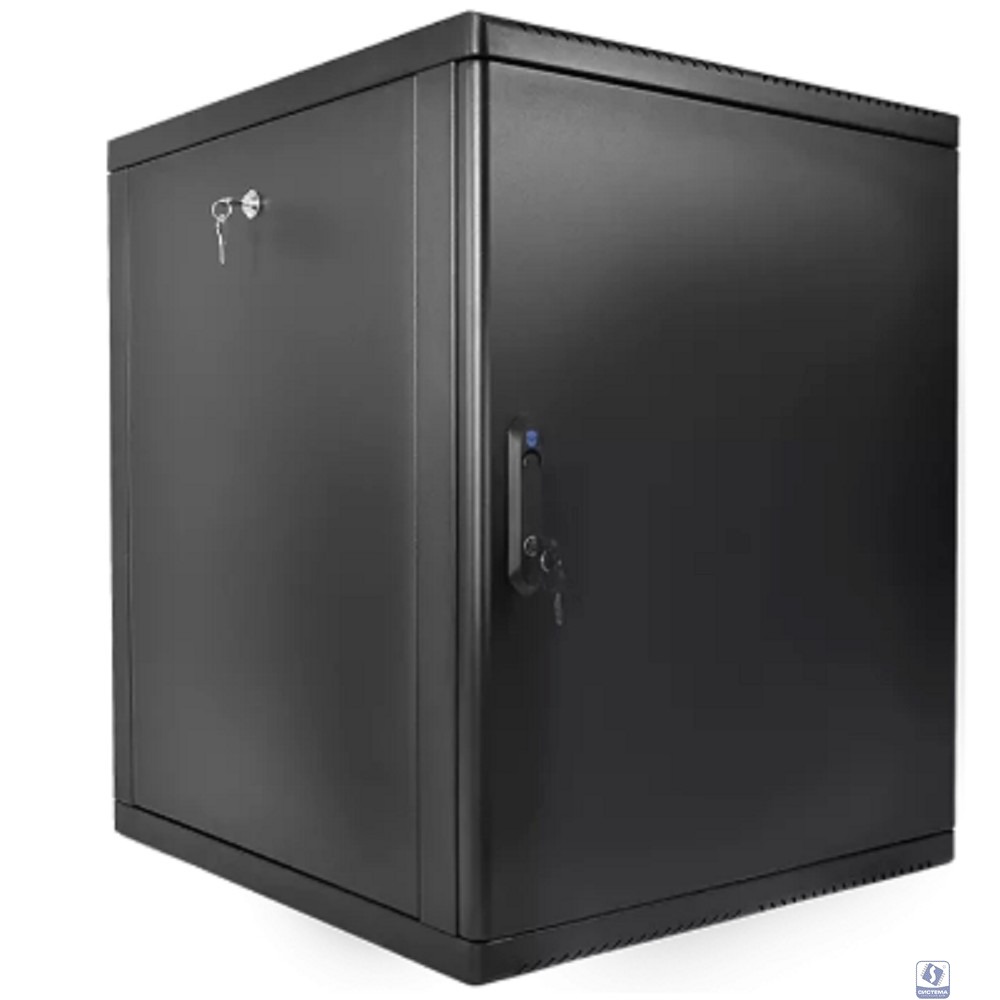ЦМО Шкаф телекоммуникационный настенный разборный 15U (600 x 650) съемные стенки, дверь металл, цвет черный (ШРН-М-15.650.1-9005)