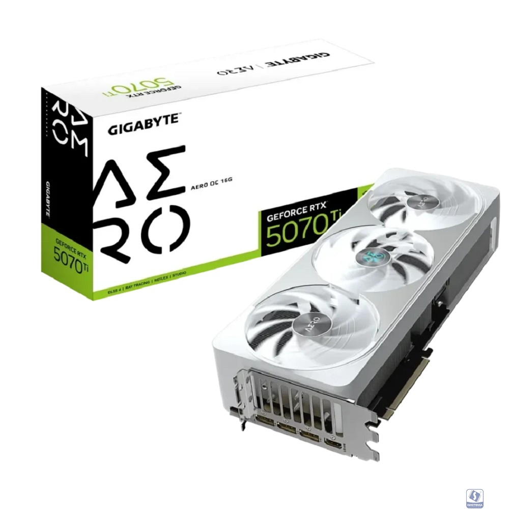 Gigabyte GV-N507TAERO OC-16GD RTX5070Ti AERO OC 16GB GDDR7 256bit 3xDP HDMI 3FAN RTL