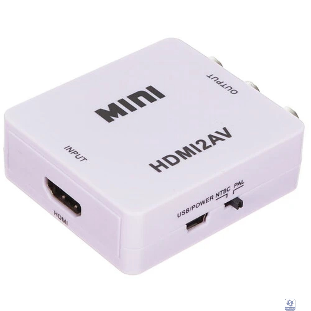 Rexant (17-6931) Конвертер HDMI на 3 RCA, пластик, белый