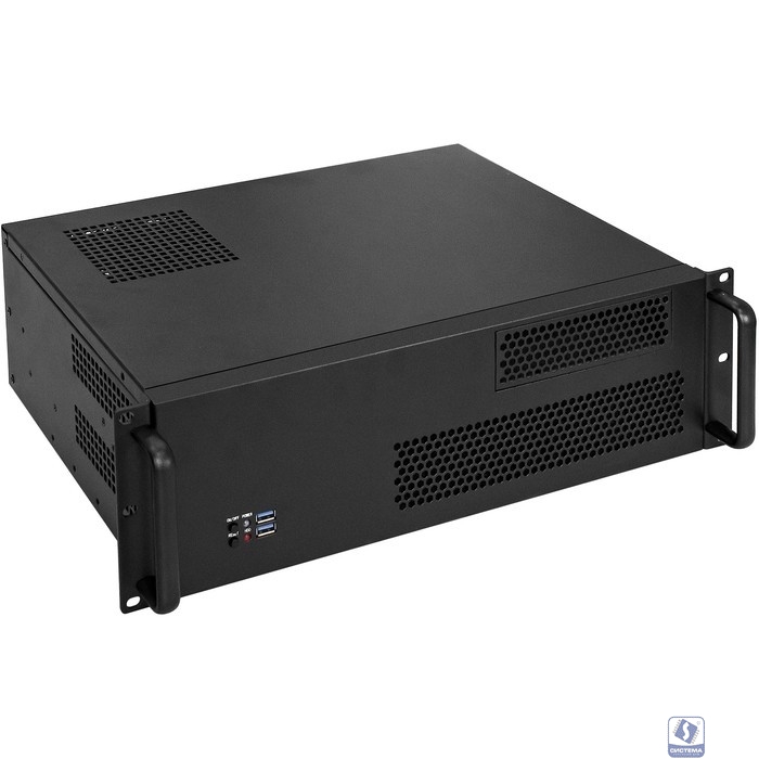 Exegate EX293673RUS Серверный корпус ExeGate Pro 3U330-02 <RM 19", высота 3U, глубина 330, БП 1200PPH-SE 80 PLUS® Bronze, USB>