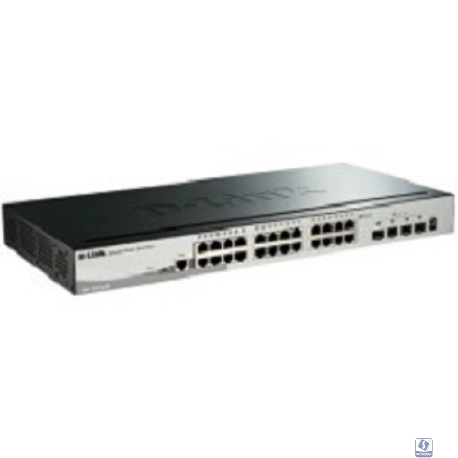 D-Link DGS-1510-28X/A1A PROJ Настраиваемый L2+ стекируемый коммутатор с 24 портами 10/100/1000Base-T и 4 портами 10GBase-X SFP+