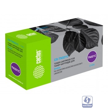 Картридж лазерный Cactus CS-TN321C голубой (1500стр.) для Brother HL-L8250CDN/MFC-L8650CDW