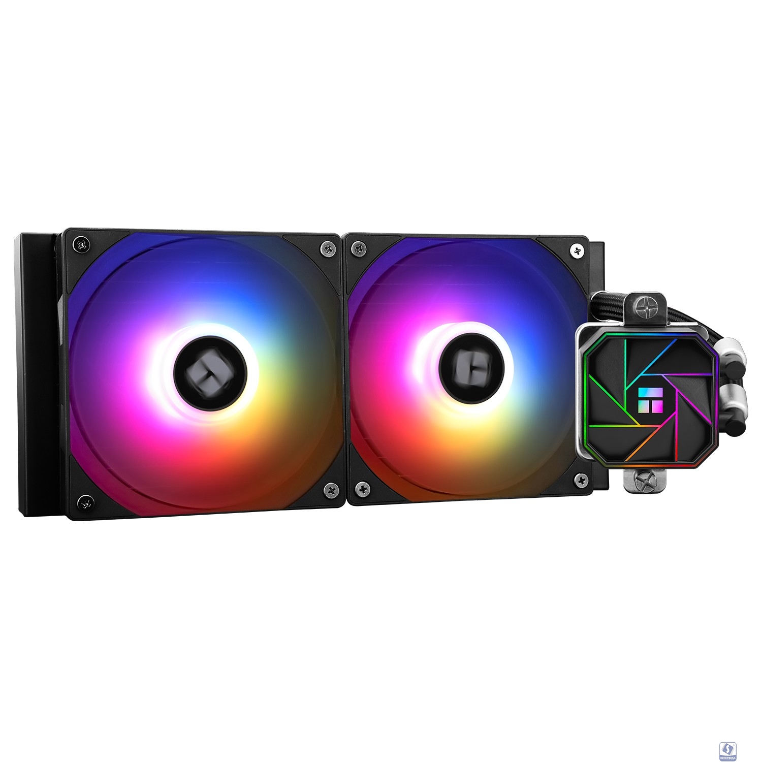 Thermalright Система водяного охлаждения Aqua Elite 240 Black ARGB V3 / 2x120mm ARGB PWM Fans / TRAE240ABV3