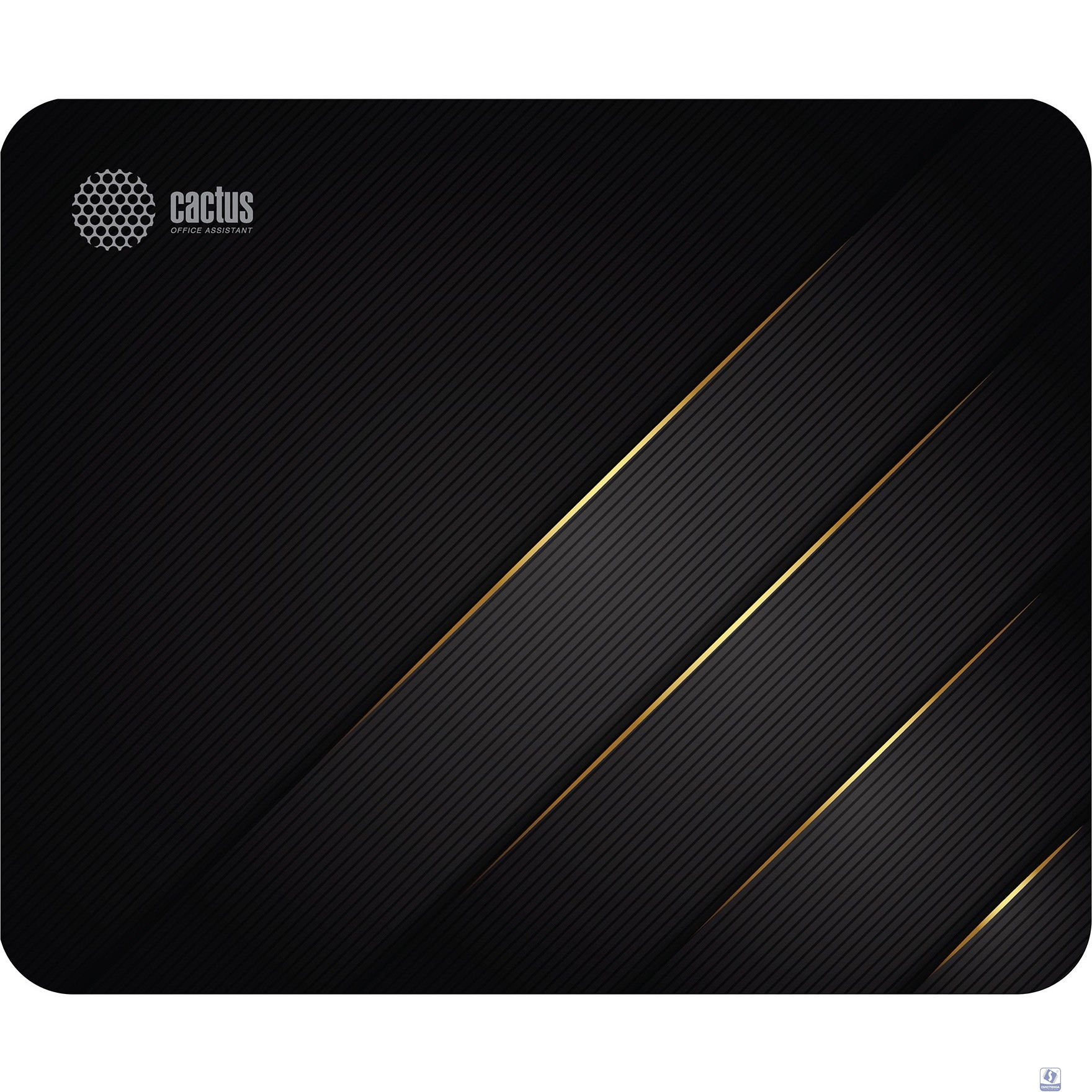 Коврик для мыши Cactus Gold Geometry 300x250x2мм (CS-MPC-P04M)