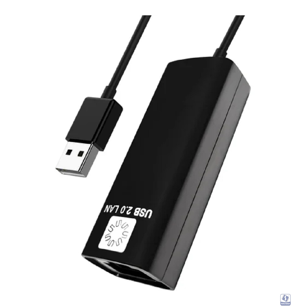 5bites Кабель-адаптер UA2-45-02BK USB2.0 сетевая карта -> RJ45 10/100 Мбит/с, 10см